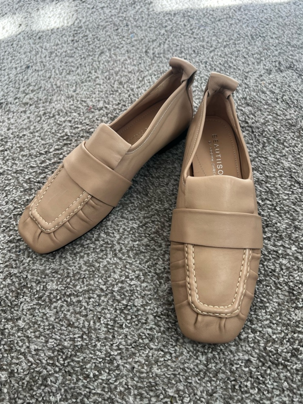 Vero Cuoio Tan Leather Loafers